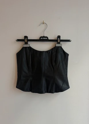 Superdown leather corset, marke: Superdown, zustand: Sehr gut, größe: S / 36 / 8, 40,00 €, 42,70 € inklusive Vinted-Käuferschutz