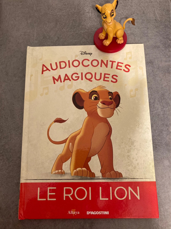 Livre audiocontes Disney avec figurine « Le roi lion »