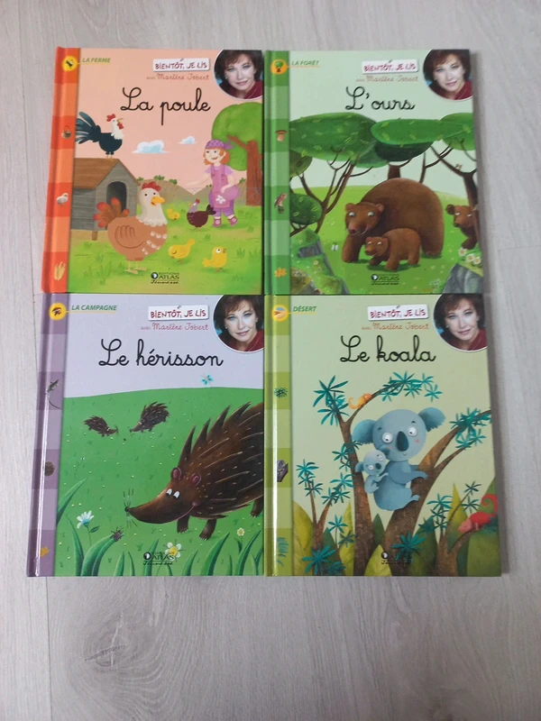 Lot de 4 livres Bientôt je lis Marlène Jobert