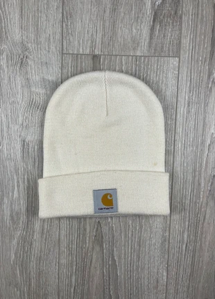 Carhartt Bonnet WIP Blanc B02, merk: Carhartt, staat: Goed, maat: Universele maat, € 24,00, € 25,90 inclusief Kopersbescherming