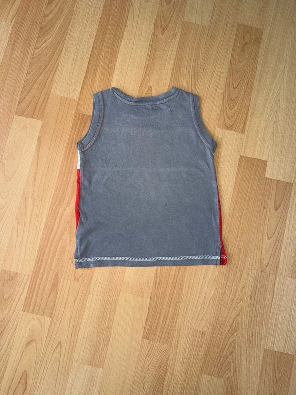 Débardeur Garçon Minigang - Gris et Rouge - Taille 2 ans (86 cm) - photo numéro 3