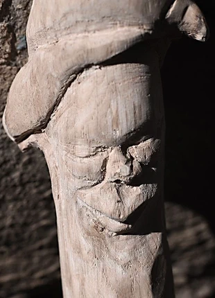 Handmade Beech Walking Stick – Beeswax Finish – Inspired by Woods Creatures, zustand: Neu, 28,00 €, 30,10 € inklusive Vinted-Käuferschutz