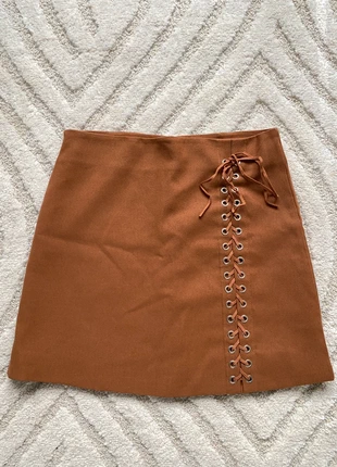 Jupe marron courte douce, marque: Shein, état: Très bon état, taille: S / 36 / 8, 5,00 €, 5,95 € Protection acheteurs incluse