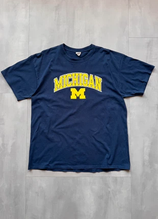 Vintage Michigan Navy Tee - XL, merk: Vintage Dressing, staat: Goed, maat: XL, € 25,00, € 26,95 inclusief Kopersbescherming Pro