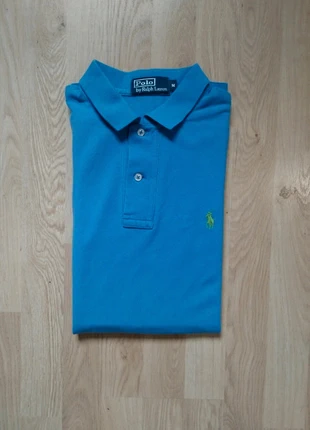 Polo bleu clair Ralph Lauren, brand: Ralph Lauren, condizioni: Ottime, taglia: M, €4.99, €5.94 include la Protezione acquisti