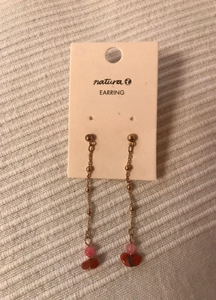 Orecchini pendenti con pietra agata, marke: Natura, zustand: Neu, mit Etikett, 10,00 €, 11,20 € inklusive Vinted-Käuferschutz