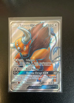 Pokemon Tauros GX Full art, marke: Pokémon, zustand: Gut, 5,00 €, 5,95 € inklusive Vinted-Käuferschutz
