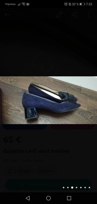 Zapatos Lodi azul y nácar talla 40 - Vinted