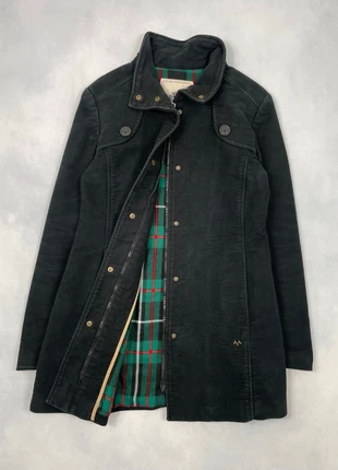 Trench Thomas burberry Noir Doublure Tartan Vert - Taille S #1854, brand: Thomas Burberry, condition: Very good, size: S / 36 / 8, €99.00, €104.65 includes Buyer Protection Pro