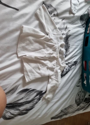 Gilet blanc, marke: Bout'chou, zustand: Gut, größe: 1-3 Monate / 56, 2,00 €, 2,80 € inklusive Vinted-Käuferschutz