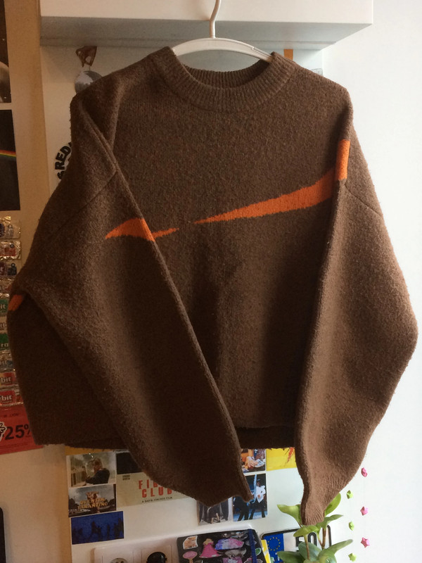 Rudas megztinis 2