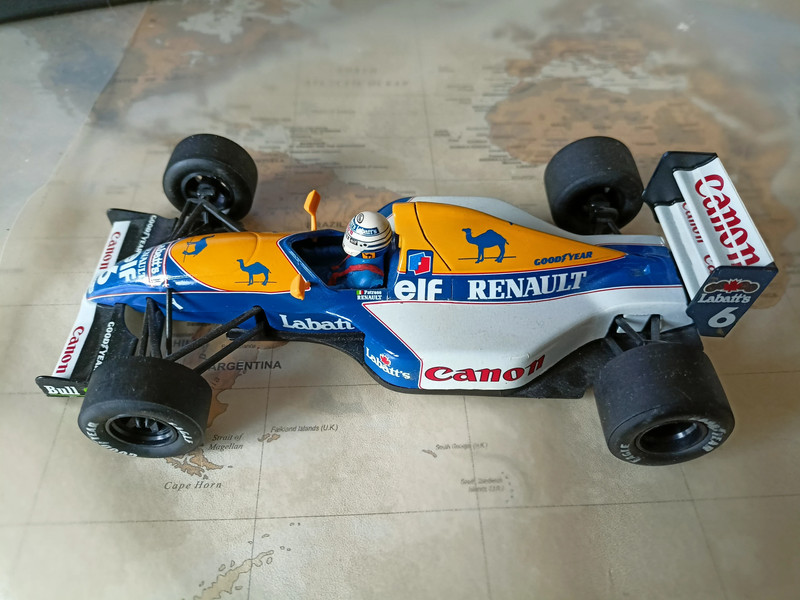 miniature F1 avec pilote - Williams FW14 Patrese 1991- Onyx | Vinted