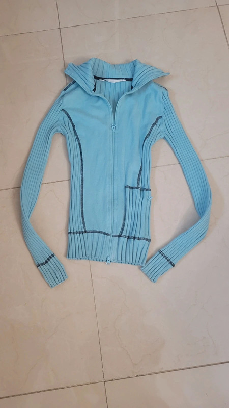 Teal Athleta Zip Up Casual Jacket 1