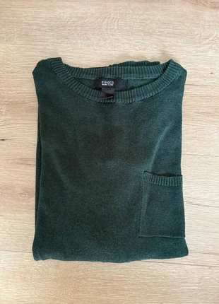 Petit pull vert sapin en coton, marke: Ellos, zustand: Sehr gut, größe: S / 36 / 8, 5,00 €, 5,95 € inklusive Vinted-Käuferschutz