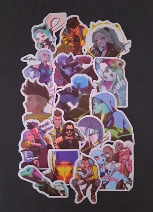 Edgerunners set of stickers, marke: Cyberpunk, zustand: Sehr gut, 5,00 €, 5,95 € inklusive Vinted-Käuferschutz