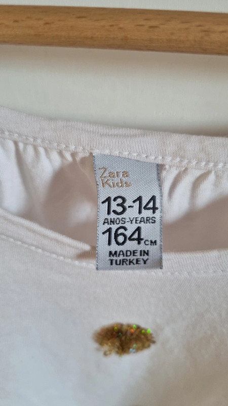 Maglietta Zara Kids 13/14anni in cotone 3