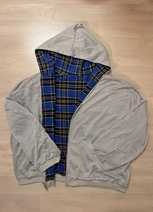 Hoodie Gris et Bleu Réversible, marque: y2k, état: Neuf sans étiquette, taille: L, 50,00 €, 53,20 € Protection acheteurs incluse