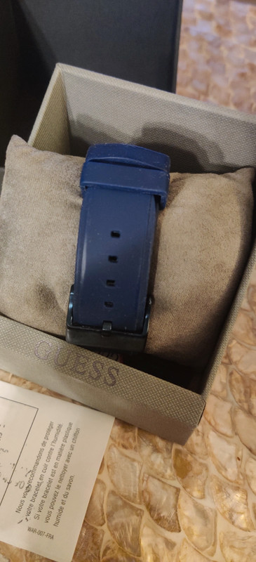 Montre Guess homme bleu et cuivre Vinted