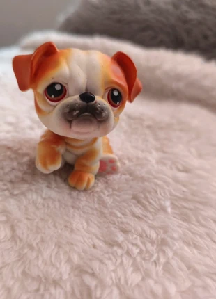 Lps#046 Bouledogue Orange & Blanc aux Yeux Rouges – Collector Rare Hasbro 🔥, brand: Littlest Pet Shop, condition: Very good, €5.00, €5.95 includes Buyer Protection