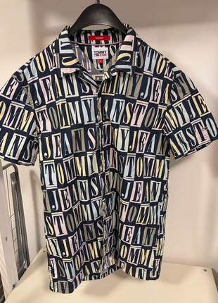 Freizeithemd, marque: Tommy Jeans, état: Bon état, taille: M, 8,00 €, 9,10 € Protection acheteurs incluse