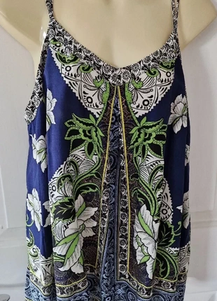 WareHouse Navy/Blue Floral Stappy Cami Top Uk 8 Size, brand: Warehouse, condition: Very good, size: S / 8, £3.99, £4.89 includes Buyer Protection