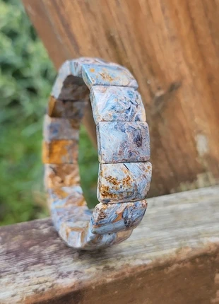 Pietersite natural stone bangle bracelet Elasticated, brand: Natural, condition: New without tags, £50.00, £53.20 includes Buyer Protection