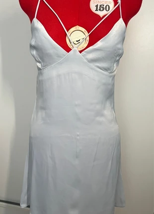 Robe satinée bleu ciel Tally Weijl, brand: Tally Weijl, condition: New with tags, size: S / 36 / 8, €8.00, €9.10 includes Buyer Protection