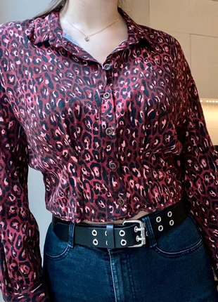 Top cintré imprimé animal, merk: Zara, staat: Heel goed, maat: XS / 34 / 6, € 8,00, € 9,10 inclusief Kopersbescherming