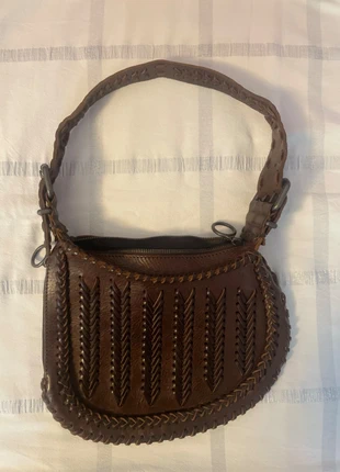 Vintage FENDI Brown Leather Whipstitch Shoulder Bag, marke: Fendi, zustand: Sehr gut, 400,00 €, 420,70 € inklusive Vinted-Käuferschutz