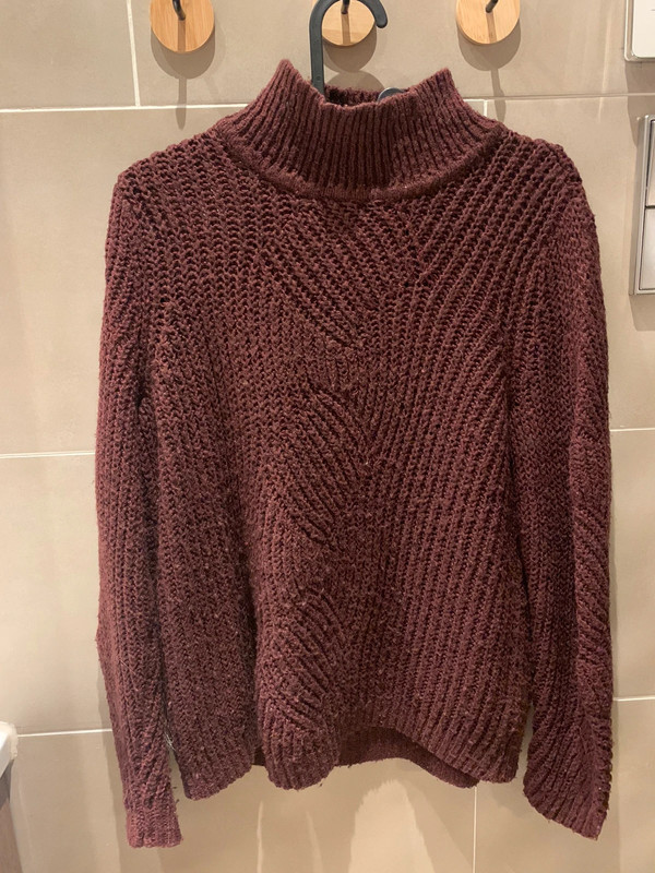 Knitted jumper rood 2