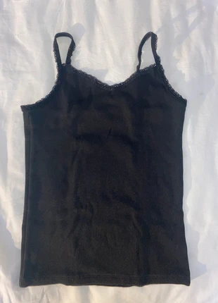 top preto, marca: H&M, estado: Bom, tamanho: XXS / 32 / 4, €1.50, €2.28 inclui Proteção do Comprador