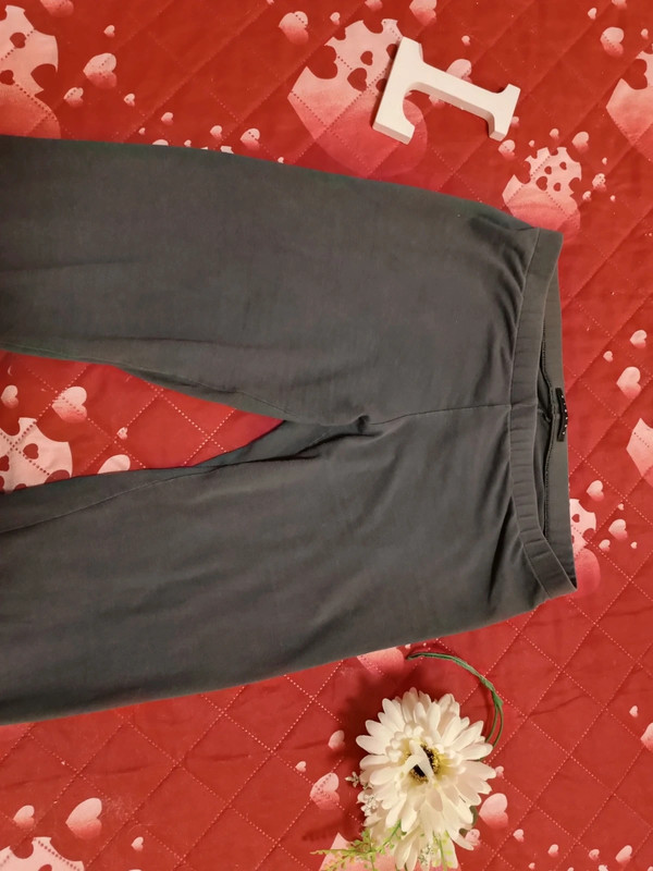 Leggings di colore grigio, vintage (anni 2000), in cotone e elastan 3