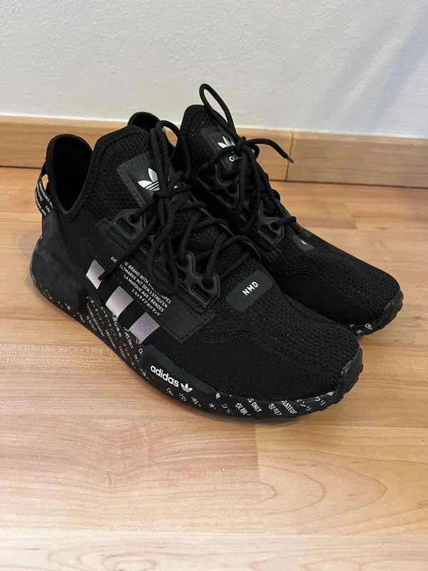 Adidas nmd r1 triple black mens clearance