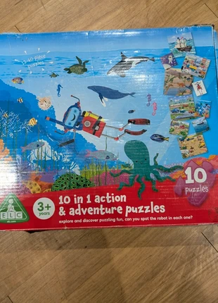 10 puzzle action & adventure ELC puzzle box, brand: Early Learning Centre, condition: Very good, £3.00, £3.85 includes Buyer Protection