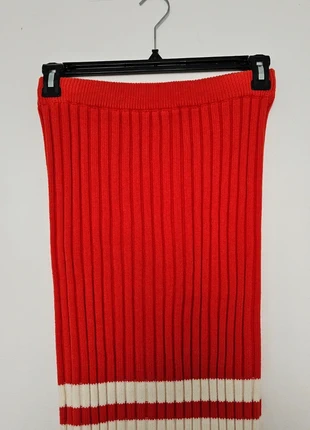 Jupe moulante Asos – Taille 40 – Tricotée & rayée style sporty chic, merk: ASOS, staat: Nieuw met prijskaartje, maat: L / 40 / 12, € 5,00, € 5,95 inclusief Kopersbescherming