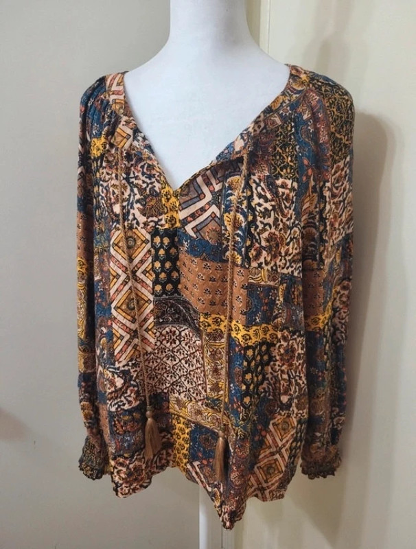 Women’s boho style blouse-Size XL 3