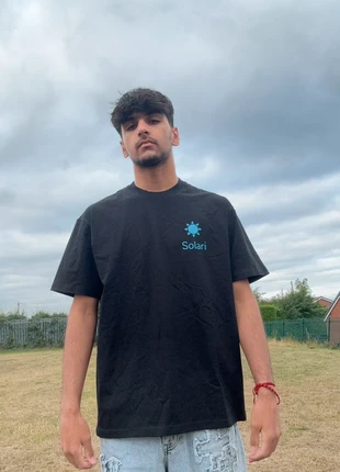Solari black T-shirt, brand: Solaris, condition: New without tags, size: M, £13.99, £15.39 includes Buyer Protection