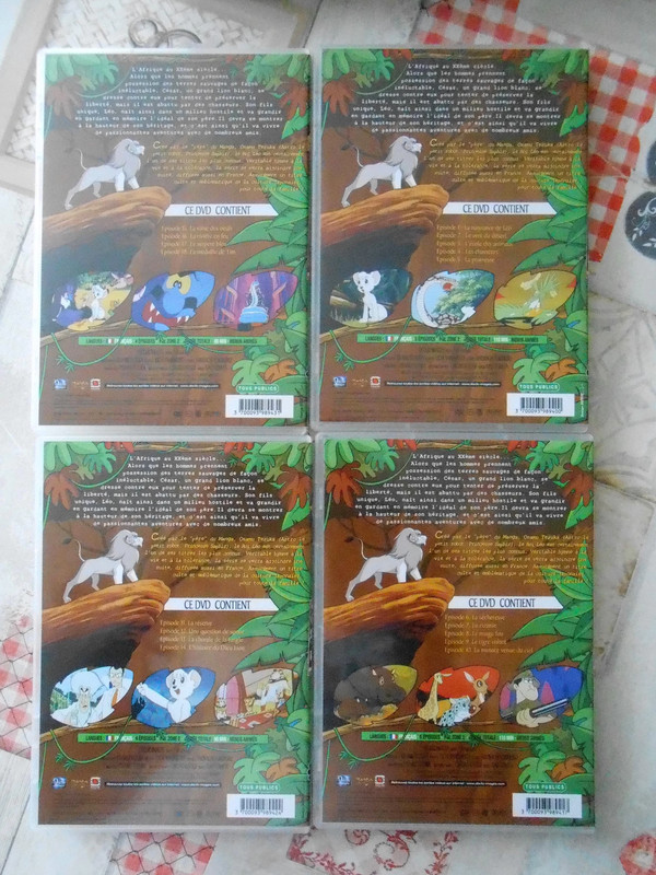 coffret dvd vintage le roi léo 26 épisodes ozuma tezuka dessin animé 4