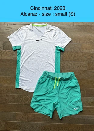 Cincinnati 2023 - tenue de tennis Nike - alcaraz - taille S - très bon état, merk: Nike, staat: Heel goed, maat: S, € 99,99, € 105,69 inclusief Kopersbescherming Pro