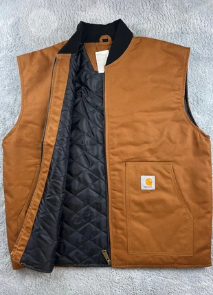 Veste sans manche/jacket Detroit Carhartt marron  taille s, marque: Carhartt, état: Très bon état, taille: S, 39,90 €, 42,60 € Protection acheteurs incluse
