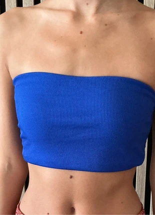 Top Bandeau Bleu Shein, marke: Shein, zustand: Neu, größe: S / 36 / 8, 2,00 €, 2,80 € inklusive Vinted-Käuferschutz
