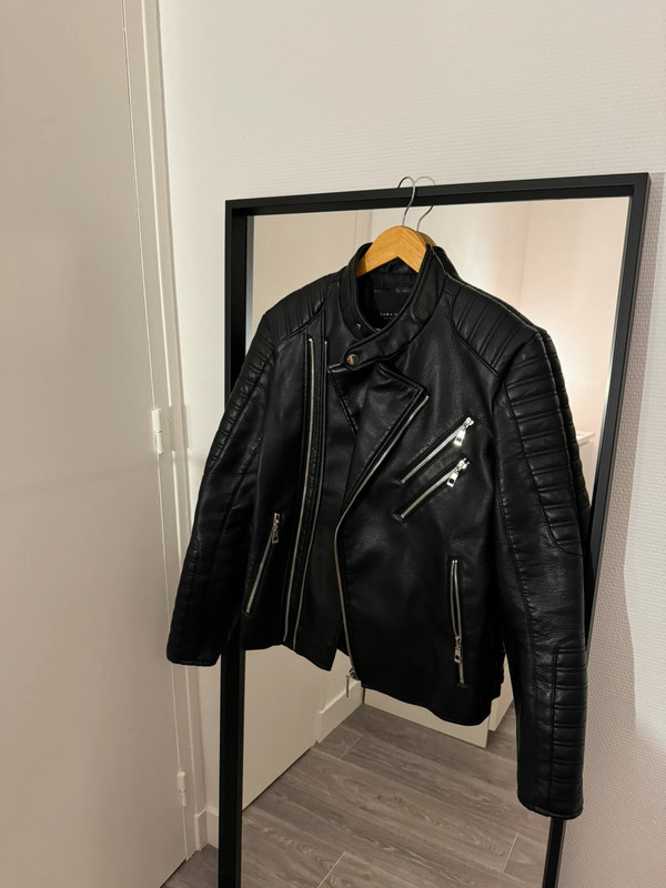 Veste en cuir Zara 2