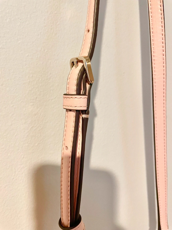 New Kate Spade Natalia pink quilted leather square Crossbody bag 4