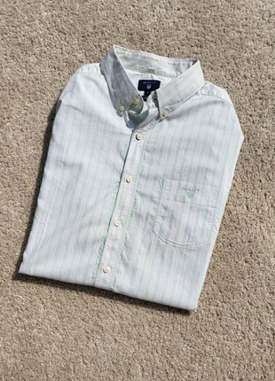 chemise manche longue à rayure rose vert blanc gant homme taille xl, marca: GANT, estado: Muito bom, tamanho: XL, €24.00, €25.90 inclui Proteção do Comprador Pro