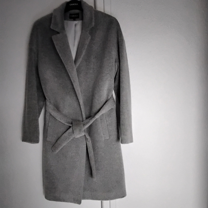 Manteau alpaga caroll hotsell