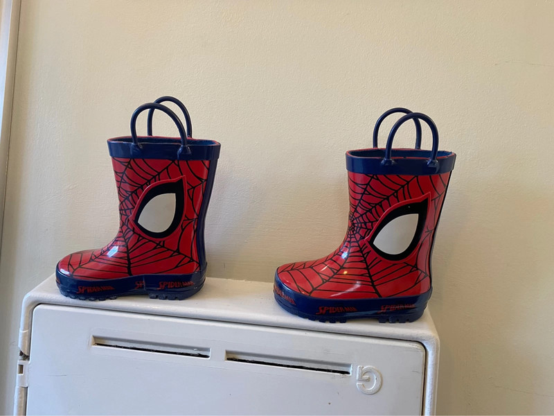NEXT Spider Man kids Boy wellies size 5 Vinted