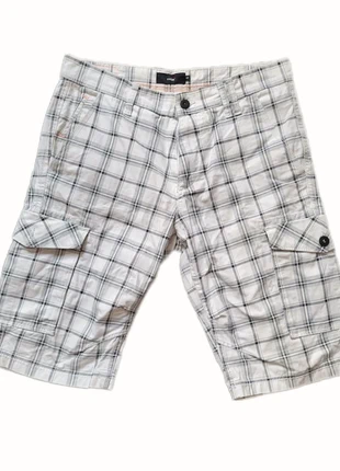 Short cargo homme marque Celio couleur blanc gris et noir taille 42 (M), marca: Celio, estado: Muito bom, tamanho: M, €8.00, €9.10 inclui Proteção do Comprador Pro