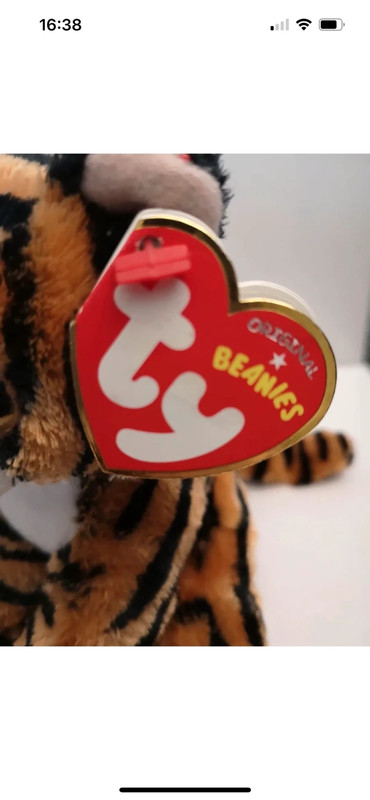 Stripers sales beanie baby