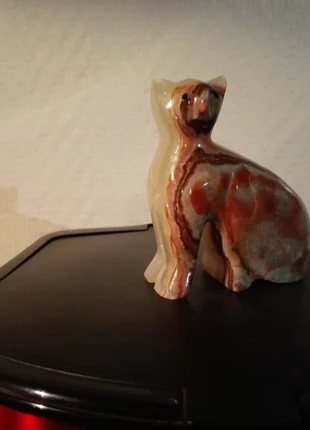 Figurine Chat en marbre, état: Très bon état, taille: Taille unique, 1,00 €, 1,75 € Protection acheteurs incluse