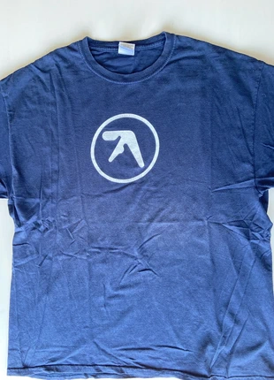 T-shirt vintage bleu marine Aphex twin, brand: MERCH, condizioni: Buone, taglia: XL, €69.00, €73.15 include la Protezione acquisti